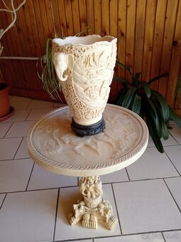 Stolik, Váza, starožitnosti, keramika, nábytok, konferenčny - 10