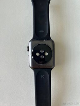 Apple watch 3 42mm (baterka 90%) + kábel, krabica - 10