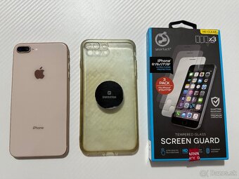 iPhone 8 Plus 64 GB, Zlatý + Obal + Kryt + Držiak do auta - 10