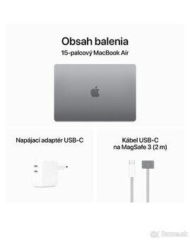 Apple Macbook M3(2024) 15.3”( v záruke )+ klavesnica gratis - 10