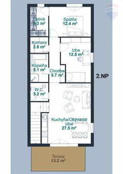 NA PREDAJ PRIESTRANNÝ 3 IZBOVÝ BYT, MALÝ RAJ, SLOVENSKÝ GROB - 10