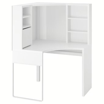 Písací rohovy stôl Micke ikea - 10