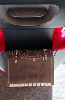 Autosedačka CYBEX Solution S-fix Ferrari racing - Červená - 10