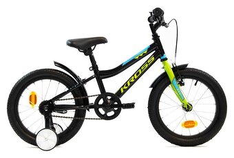 Kross Racer 3.0, 16“, detský bicykel, Black lime blue glossy - 10