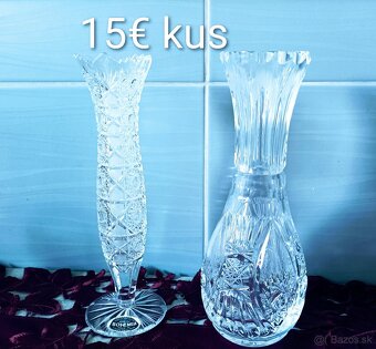 Krištáľ - misa , poháre, - 10