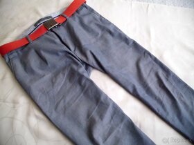 Zara pánske chino nohavice elastan M - 10