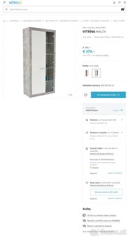 Vitrína + stolík pod TV - 10