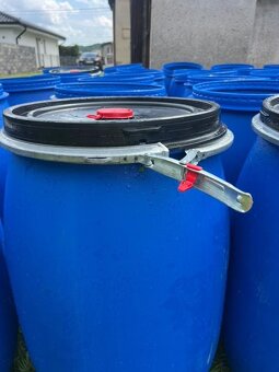 Plastový sud 120L na dažďovú vodu, kvas, olej, krmivo – HDPE - 10