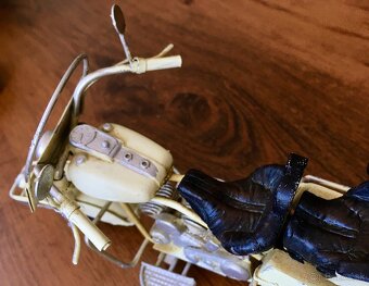 Motorka, model, retro, dekorácia, darček - 10