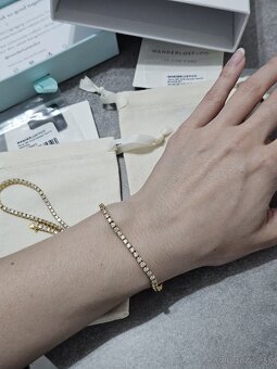 Tennis bracelet & tennis necklace set - 10