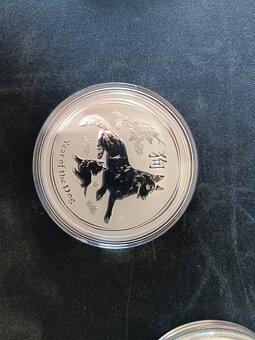 Kompletná sada Lunar II. 1oz. Strieborné mince. - 10