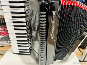 Nový akordeón BELTUNICA VIVALDI 80 basový- krásny zvuk, ľahu - 10