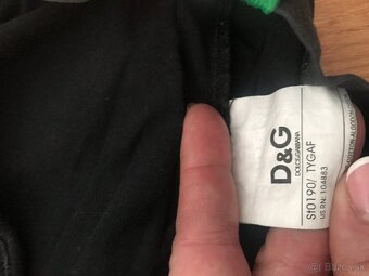 DOLCE&GABBANA originál black damske tricko M/L - 10