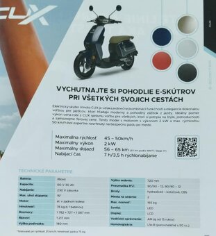 elektro skúter Vmoto CUX - 10