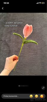 Kvety z chlpatého drôtiku - 10