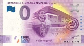 0 euro / 0 € souvenir bankovky 2022/1 - 10