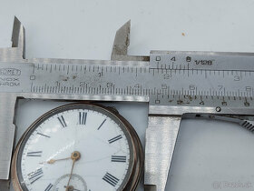 Strieborné vreckové hodinky BESANCON Du Comte dArtois Paris - 10