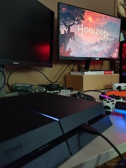PS 4 SONY konzola, 2 originál ovládače 861 gb uložisko + hry - 10