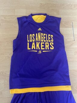 Obojstranný originálny dres + trenky LA Lakers (Adidas, veľk - 10