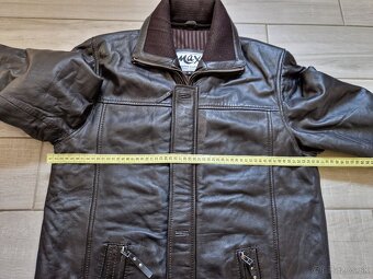 Pánská kožená bunda Max velikost M pravá kůže - 10