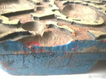 Veľká Starožitná forma -modrotlač - 10