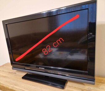 TV SONY BRAVIA 82cm + TV stolík + držiak - 10