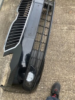 predni naraznik skoda superb ii 13-15 cerny maska - 10