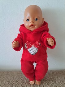 Tepláky/nohavice na 43 cm baby born bábiky - 10