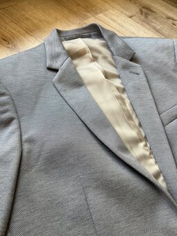 Oblekové sako Burton London – Slim Fit, veľkosť 48 modré - 10