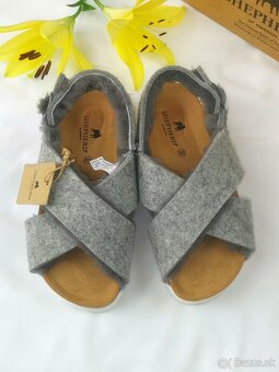 SHEPHERD - Nové luxusné papučky s ovčou vlnou veľkosť 32 - 10