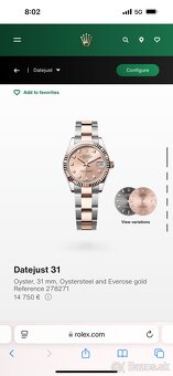 Rolex DateJust 178271 Pink Dial Diamanty - 10