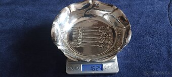 Investičné Striebro–miska+vidličky na olivy–Nemecko-162,4g - 10