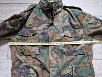 Pánská polní parka M65 Woodland velikost L #a018 - 10