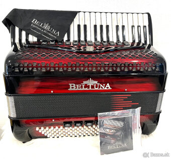 Predám nový akordeón BETLUNA IV 120 STUDIO- akordeón pre pro - 10