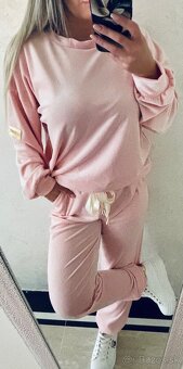 Damska talianska velurova suprava babypink - 10