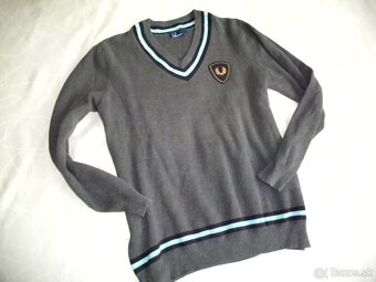 Fred Perry pánsky sveter tmavošedý L-M - 10