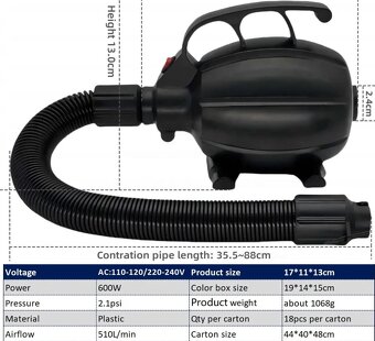 Elektrická pumpa na airtrack, čln ev.c:RID000003153308 - 10