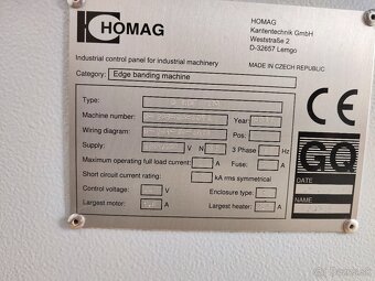 Olepovacka Homag Ambition 1100 - 10