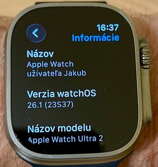 Apple Watch Ultra 2 Natural Titanium, 98% batéria, záruka - 10