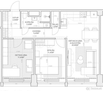 3 izbový byt na prenájom - 10