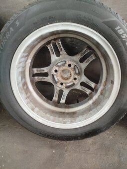 Predám tieto elektróny 4x100 R15 185/60 R15 6.5mm letné - 10
