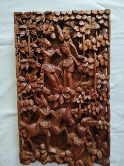 3D drevený panel Bali - 10