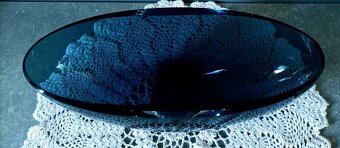 Hutné sklo - váza, misa , popolník - 10