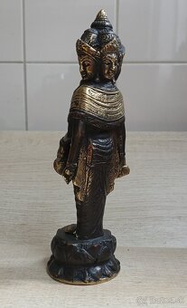 Ručne vyrobená sada troch bronzových Hindských božstiev - 10