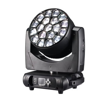 Nové LED Rotačné Hlavy Zoom Wash 19X40W Celá Sada Dobierka - 10