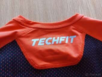 Nové kompresné tričká Adidas TECHFIT (M/L) – Modré/Oranžové - 10