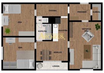 3 IZBOVÝ BYT S LOGGIOU NA PREDAJ, ŤAČEVSKÁ, BARDEJOV - 10
