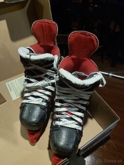Hokejové ribano,korčule,chraniče,hokejky - 10