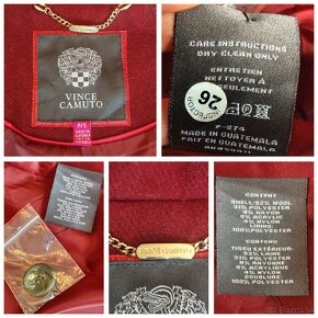 VINCE CAMUTO - Nový vlnenný kabát vo veľkosti S /M - 10