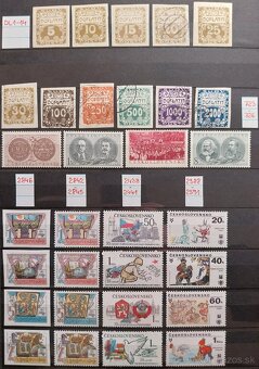 Známky ČSR – 1 - 10